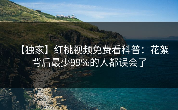 【独家】红桃视频免费看科普：花絮背后最少99%的人都误会了